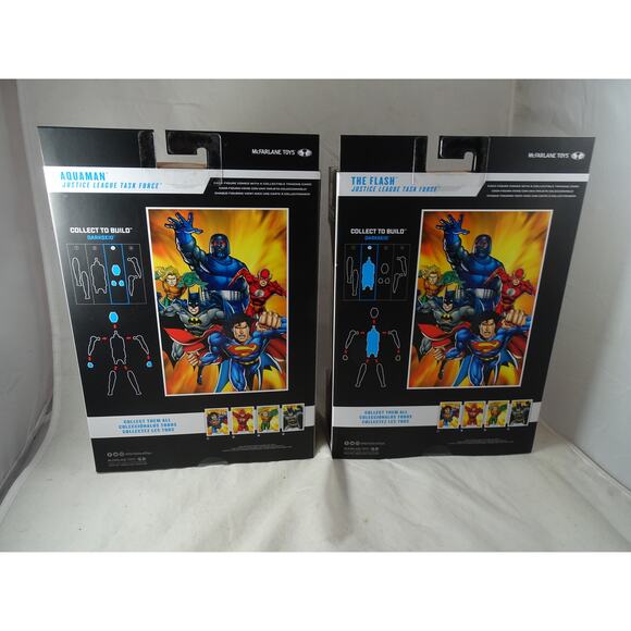 McFarlane DC Multiverse JL Task Force Aquaman Flash Platinum ED BAF Darkseid Lot - Picture 4 of 10